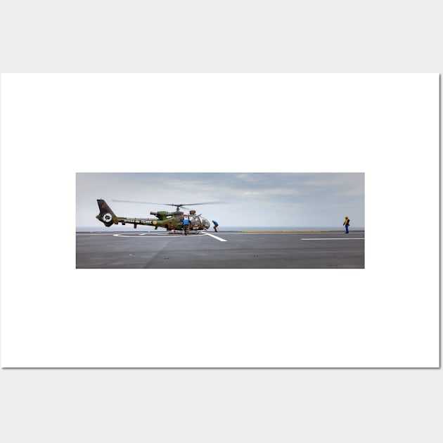 French Aérospatiale Gazelle Attack Helicopter Wall Art by mcdonojj